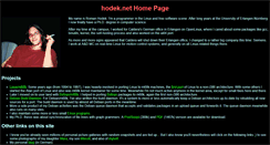 Desktop Screenshot of hodek.net