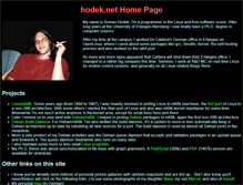 Tablet Screenshot of hodek.net